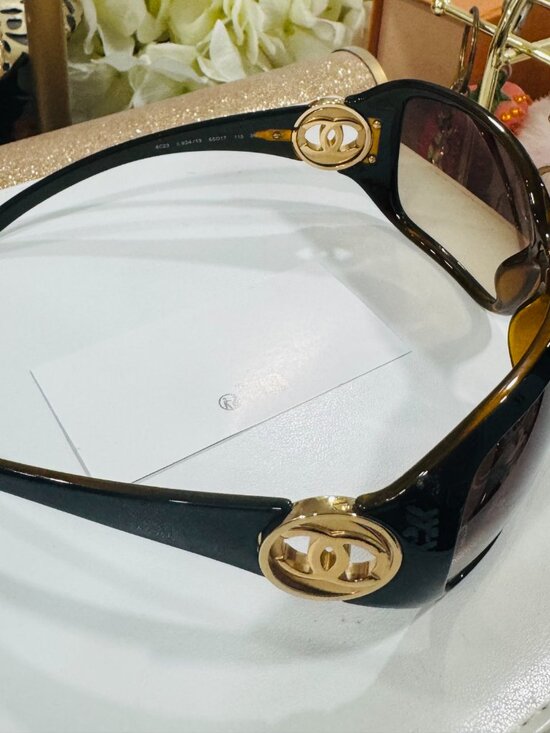 Chanel Brown Sunglasses 6023 c.934/13 65-17 115 3N